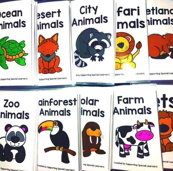 emergent readers animal-themed adapted books