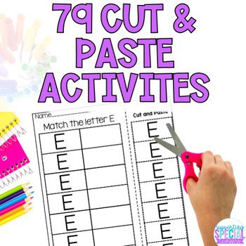 Cut and Paste Errorless Learning Activities