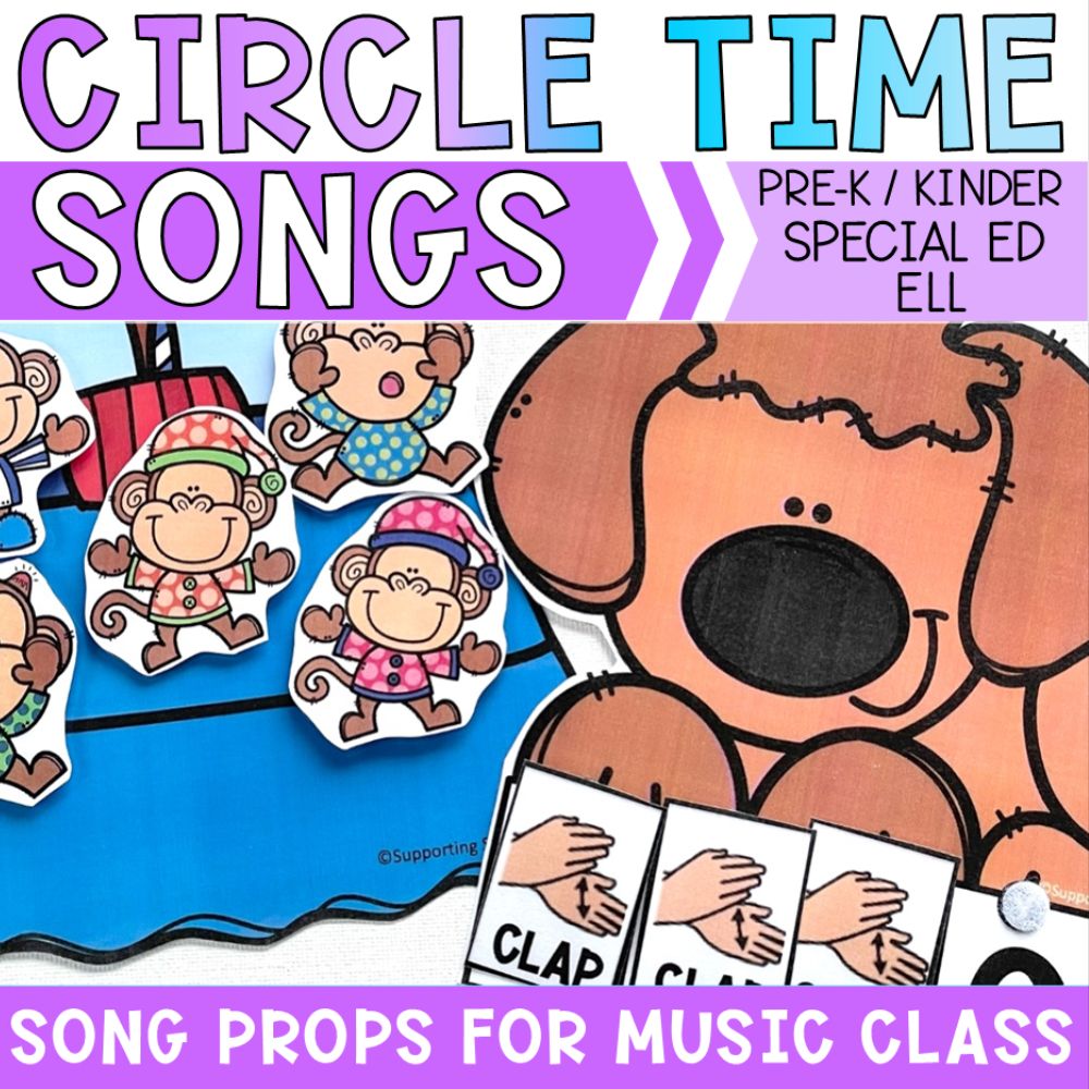 circle time songs for music class cover