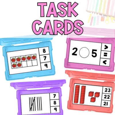 grade 1 number sense task cards