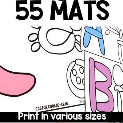 playdough mats 55 mats