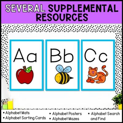alphabet bundle supplemental resources
