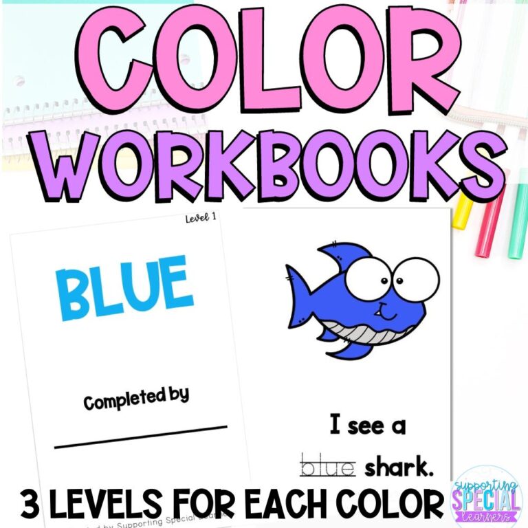 color student workbooks cover