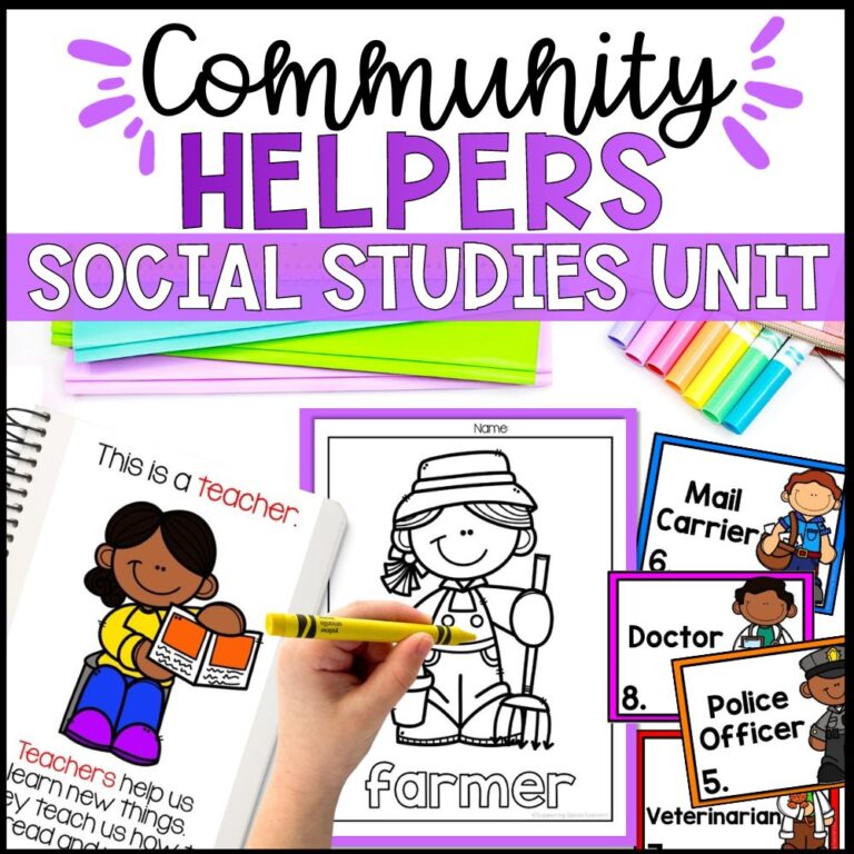 community helpers social studies cover