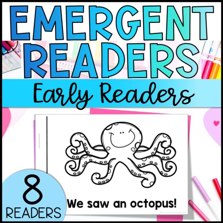 emergent readers 8 early readers cover