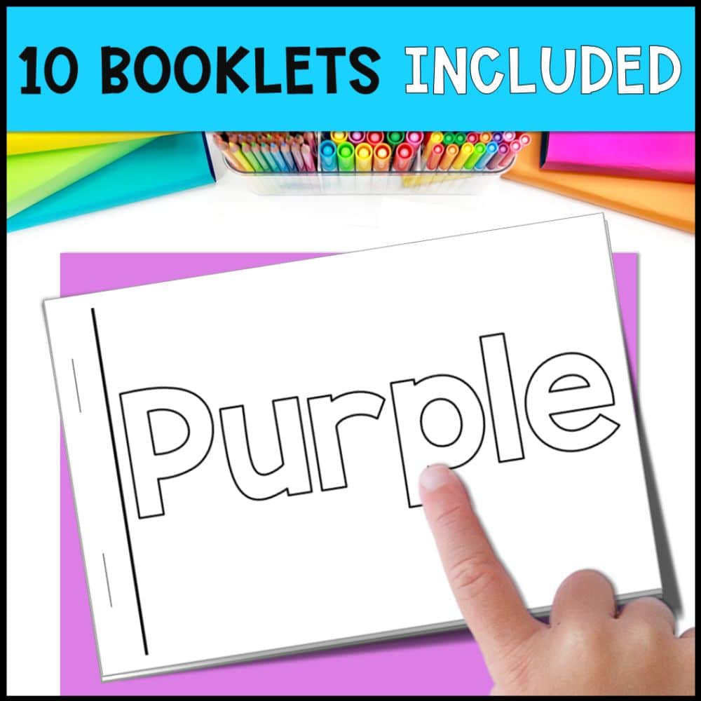 emergent readers color readers 10 booklets