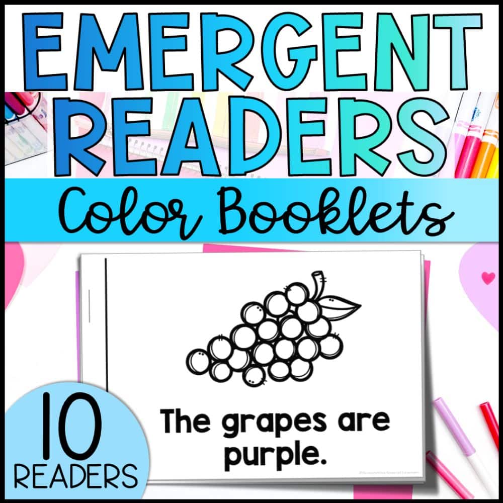 emergent readers color readers cover