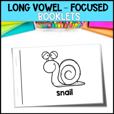 emergent readers long vowel readers long vowel booklets