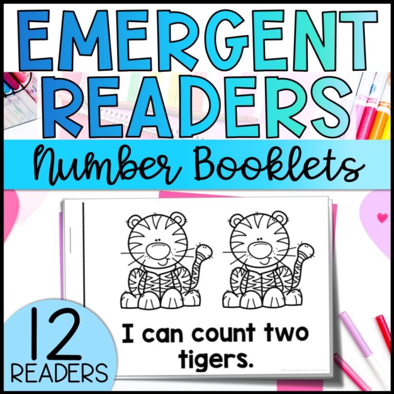 emergent readers number readers cover