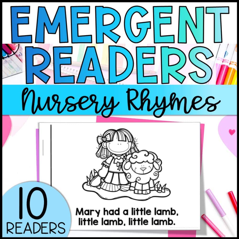 emergent readers nursery rhymes cover
