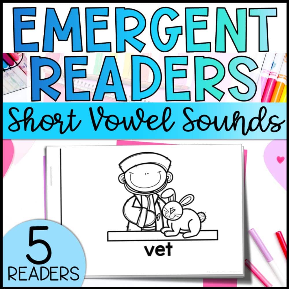 emergent readers short vowel readers cover