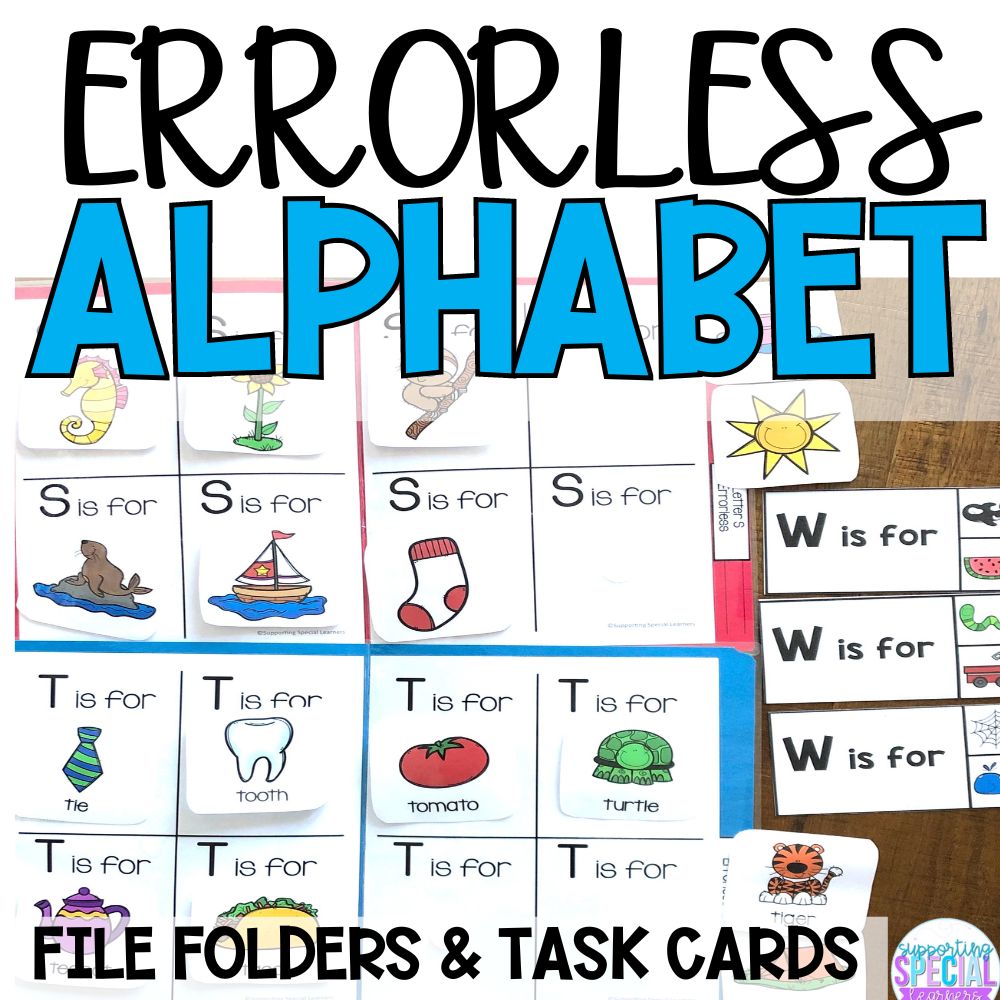 errorless learning alphabet cover