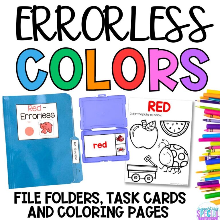 errorless learning colors cover