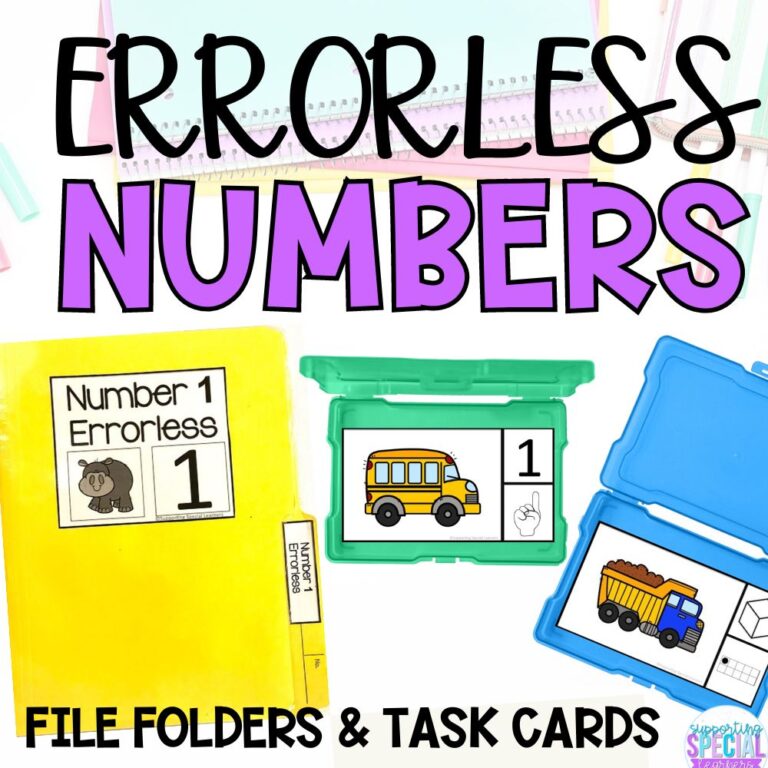 errorless learning numbers cover