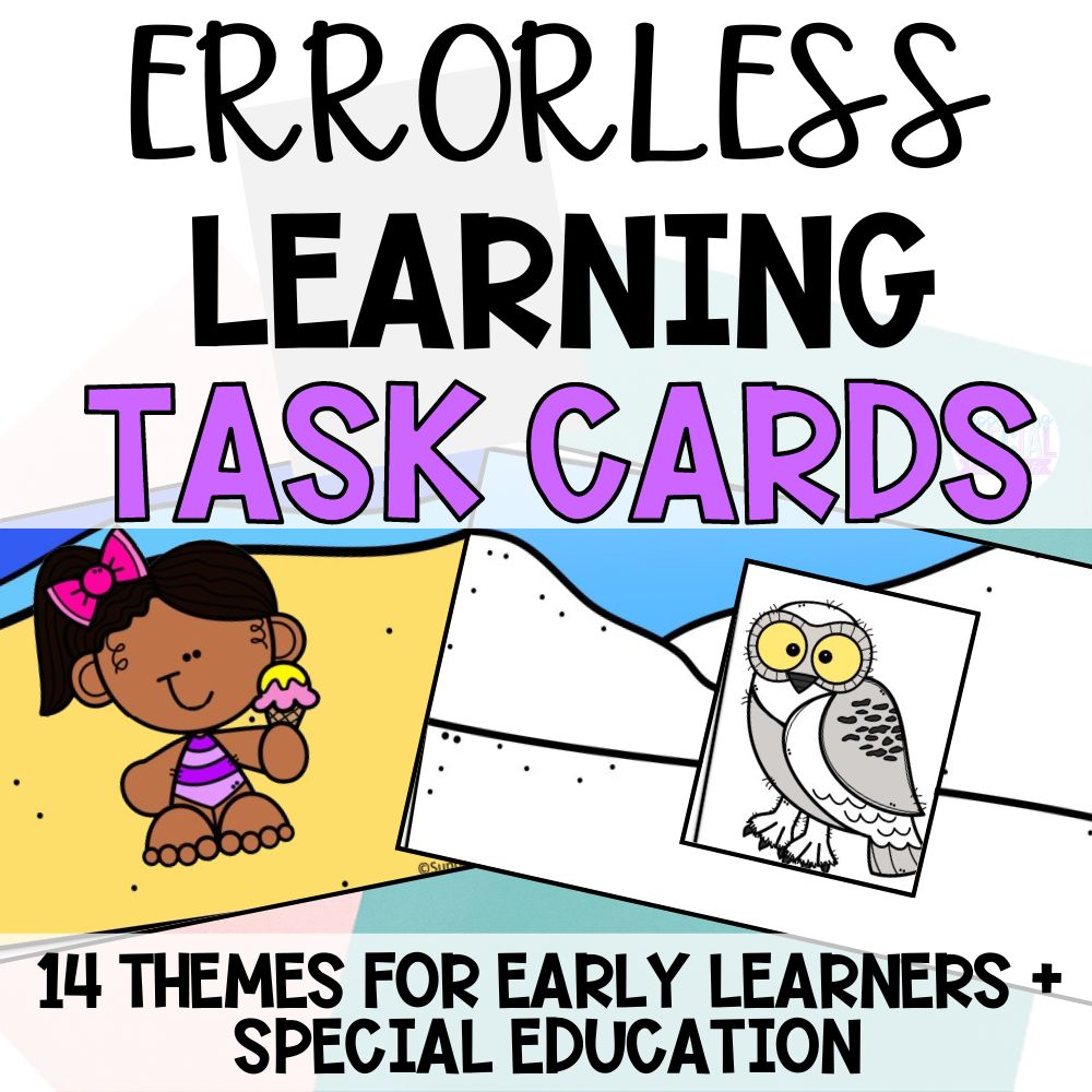 errorless learning task boxes cover