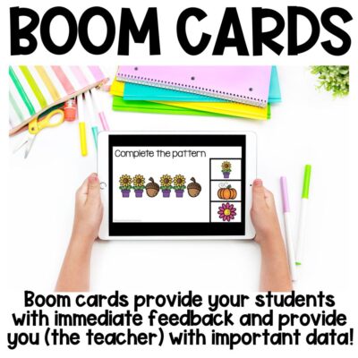 fall task boxes & boom cards importance