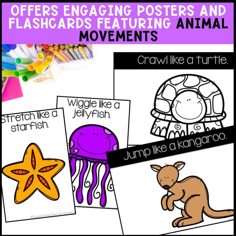 movement and brain breaks posters and flashcards