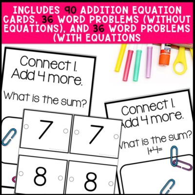 addition linking chains equations and word problems
