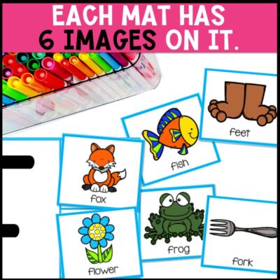 alphabet sorting activities 6 images each mat