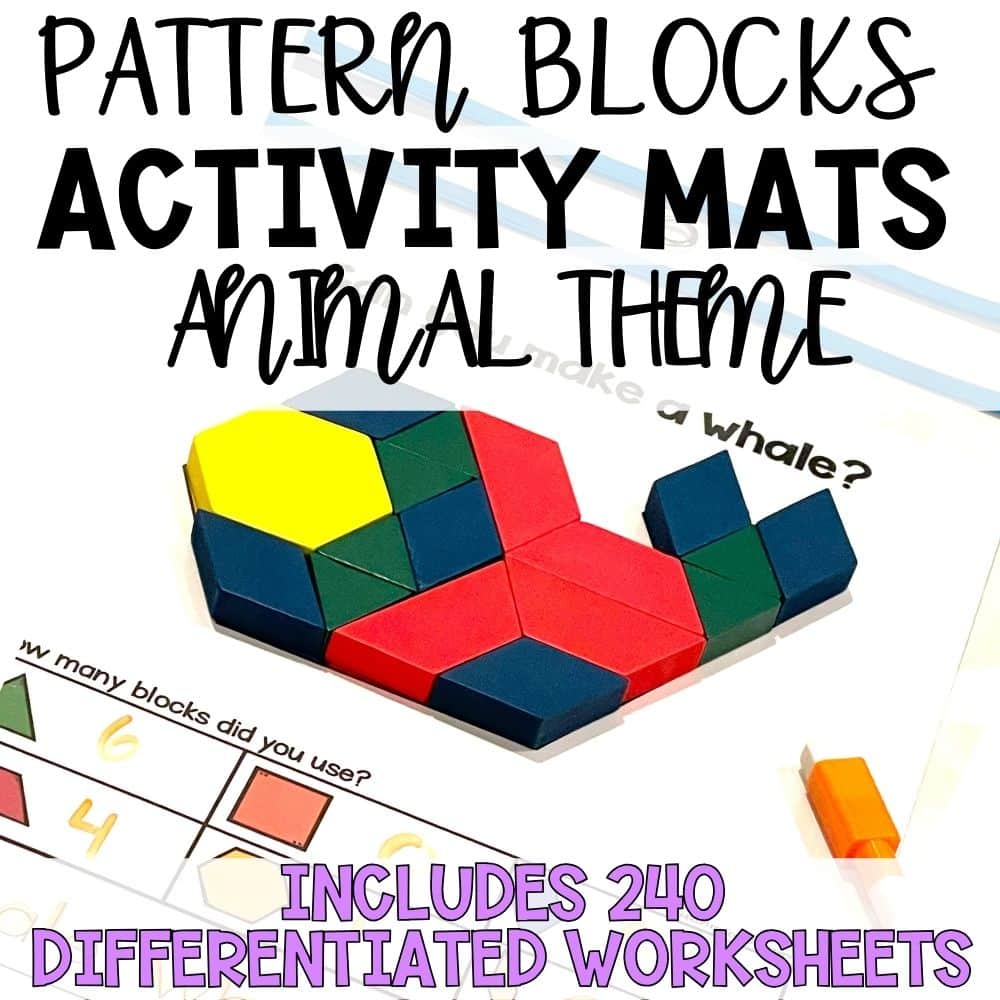 animal theme pattern blocks cover