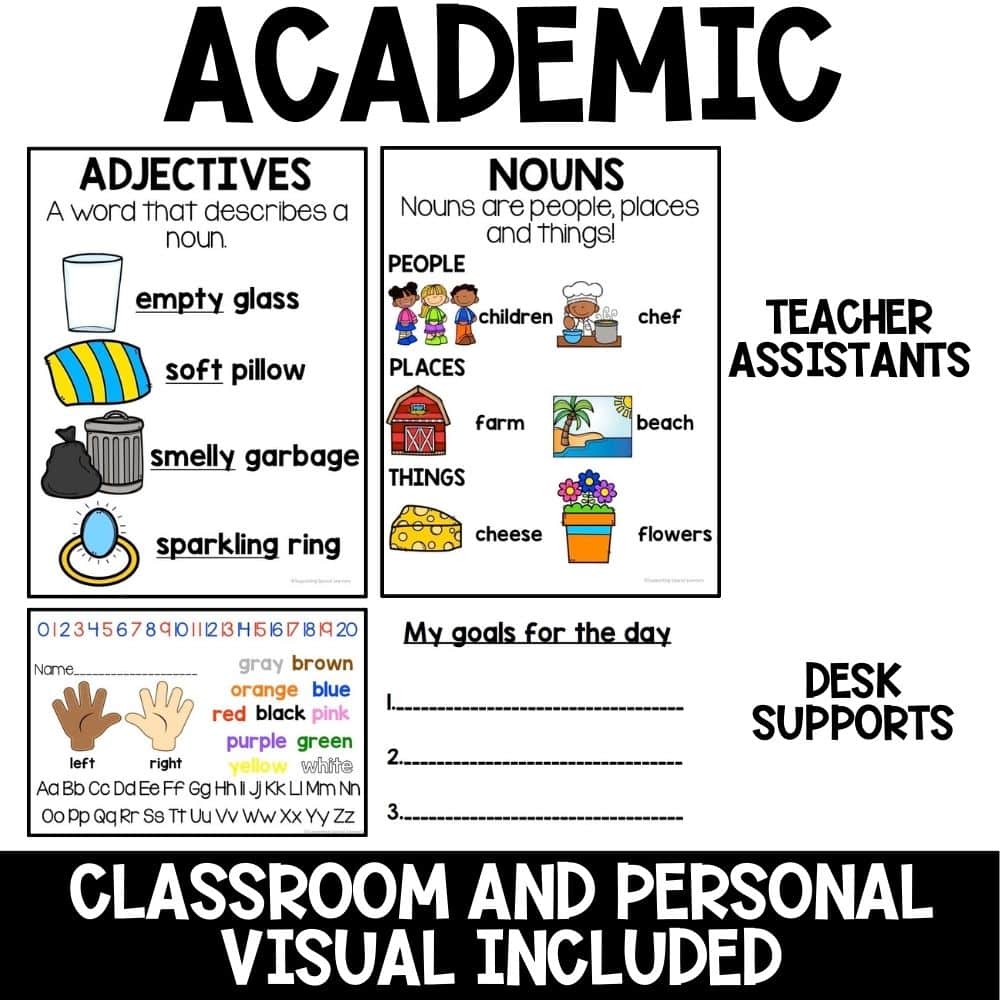 classroom visuals academic