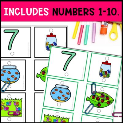 counting 1 to 10 linking chains numbers 1 to 10