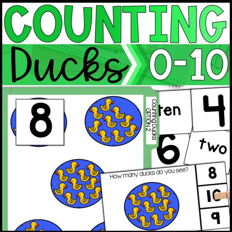 counting ducks 0 to 10 cover