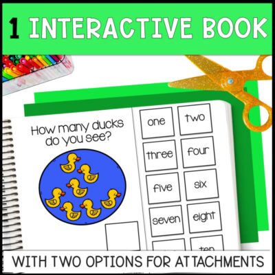 counting ducks 0 to 10 interactive book