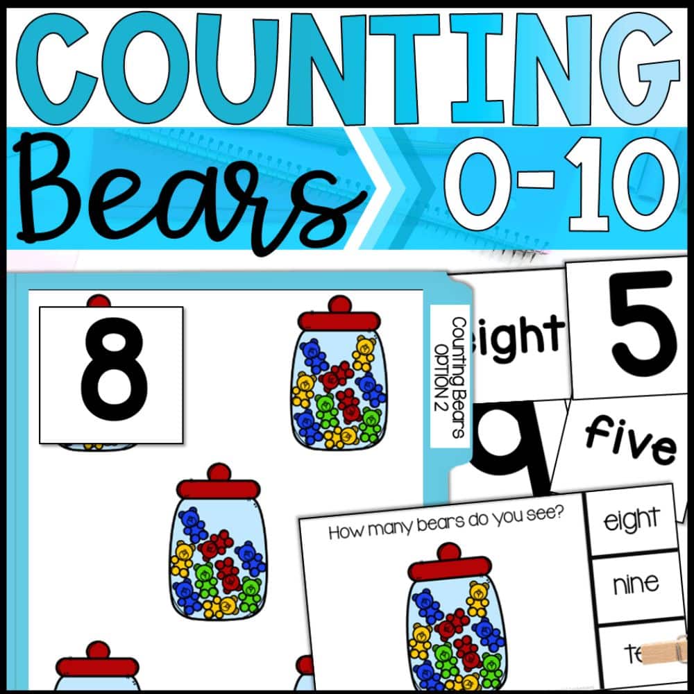 counting gummy bears 0 to 10 cover