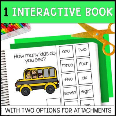 counting kids on the bus 0 to 10 interactive book