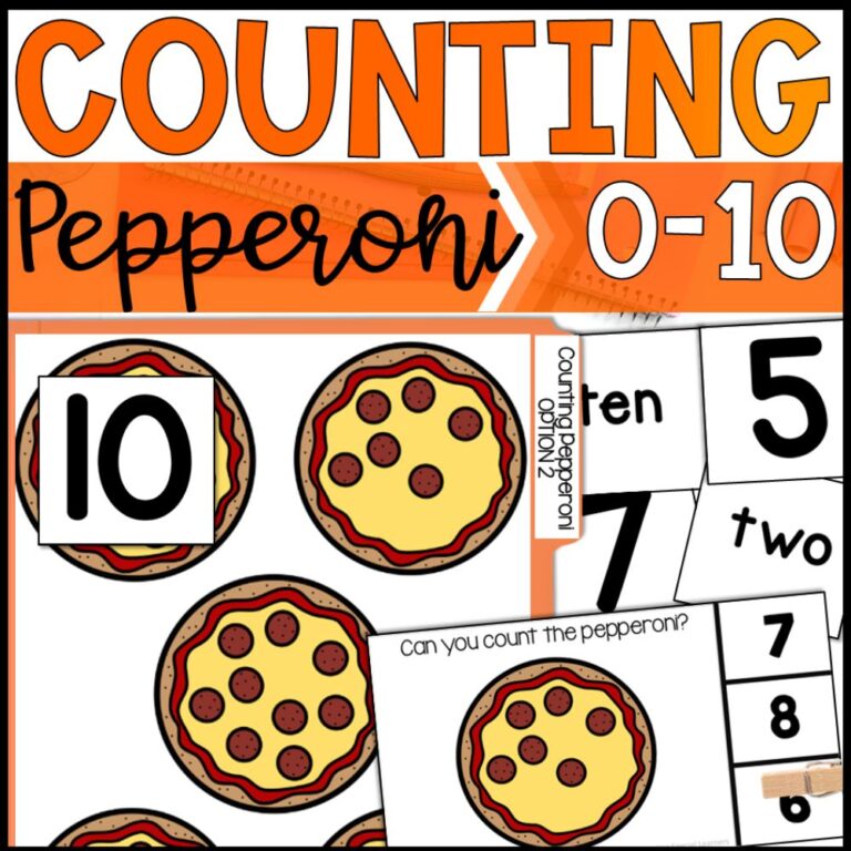 counting pepperoni 0 to 10 cover