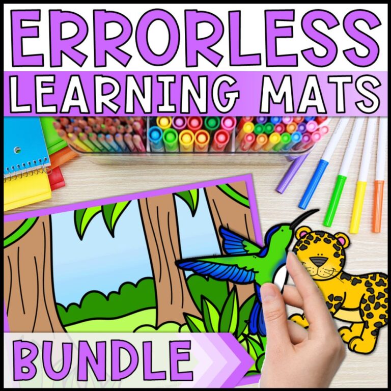 errorless learning mats bundle cover