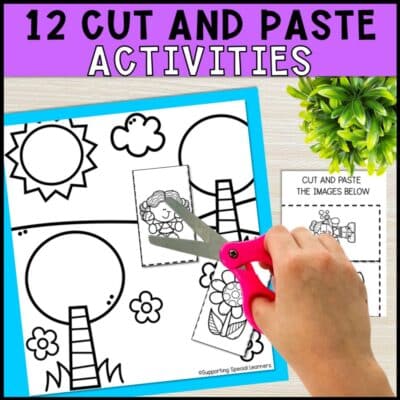four seasons errorless learning 12 cut and paste activities