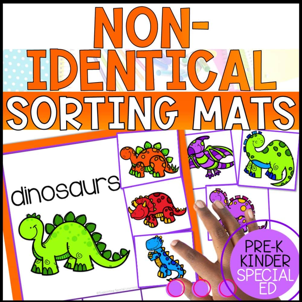 non-identical sorting activities cover