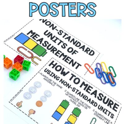 non-standard measurement activities posters