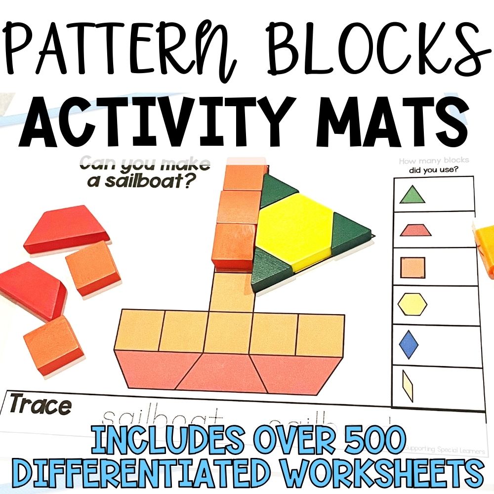pattern block mats bundle cover