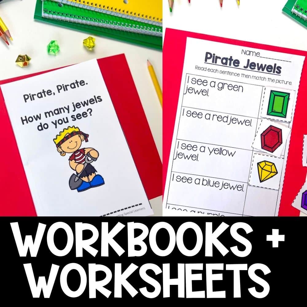 pirate theme math and literacy centers workbooks and worksheets