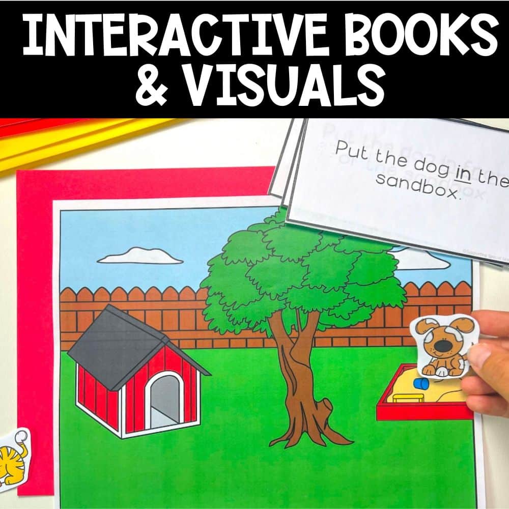prepositions and spatial concepts interactive books and visuals