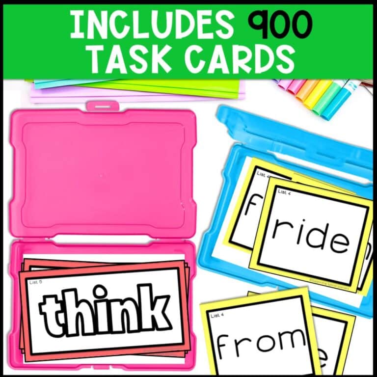 sight word activities bundle 900 task cards