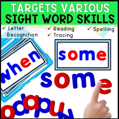 sight word activities bundle various sight word skills