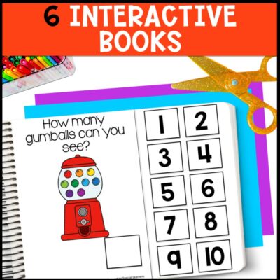 six themes counting to 10 6 interactive books