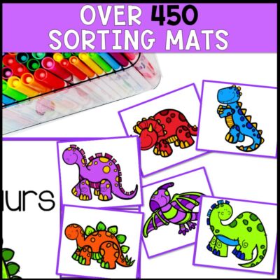 sorting activities bundle over 450 sorting mats