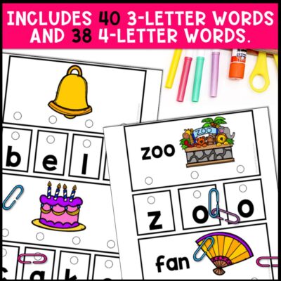spelling linking chains 3 letter words and 4 letter words