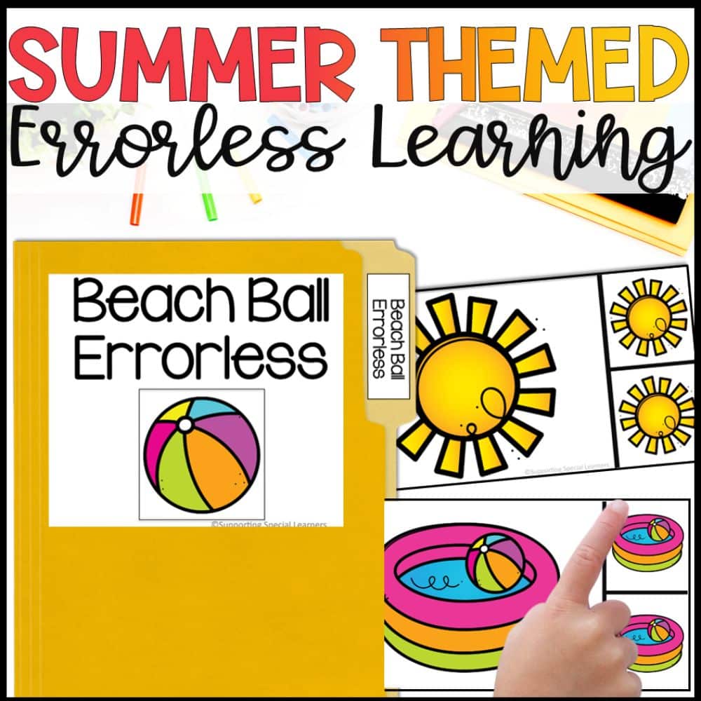 summer errorless learning cover
