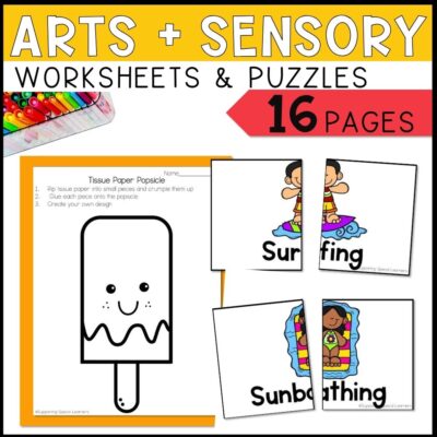 summer math and literacy centers arts and sensory