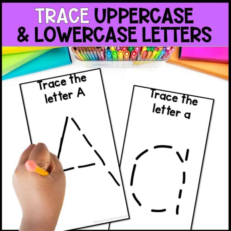 fine motor activities tracing uppercase and lowercase letters