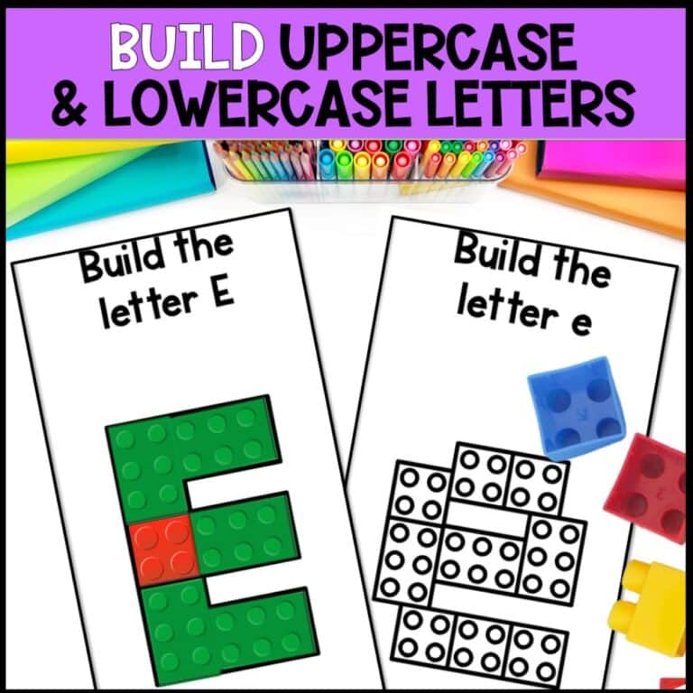 fine motor activity building blocks uppercase and lowercase letters