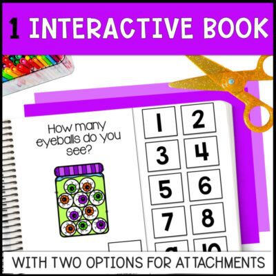 halloween counting 0 to 10 interactive adapted book