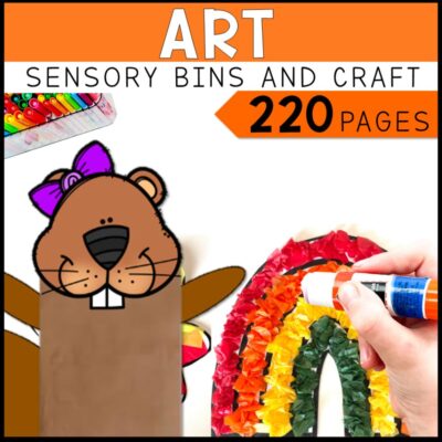 holiday activity bundle art sensory bins and craft