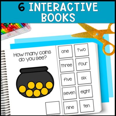 holiday themed counting to 10 6 interactive adapted books